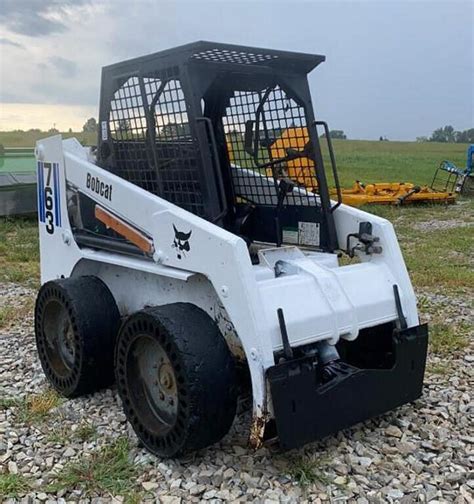 bobcat 763 skid steer for sale|bobcat 763 blue book value.